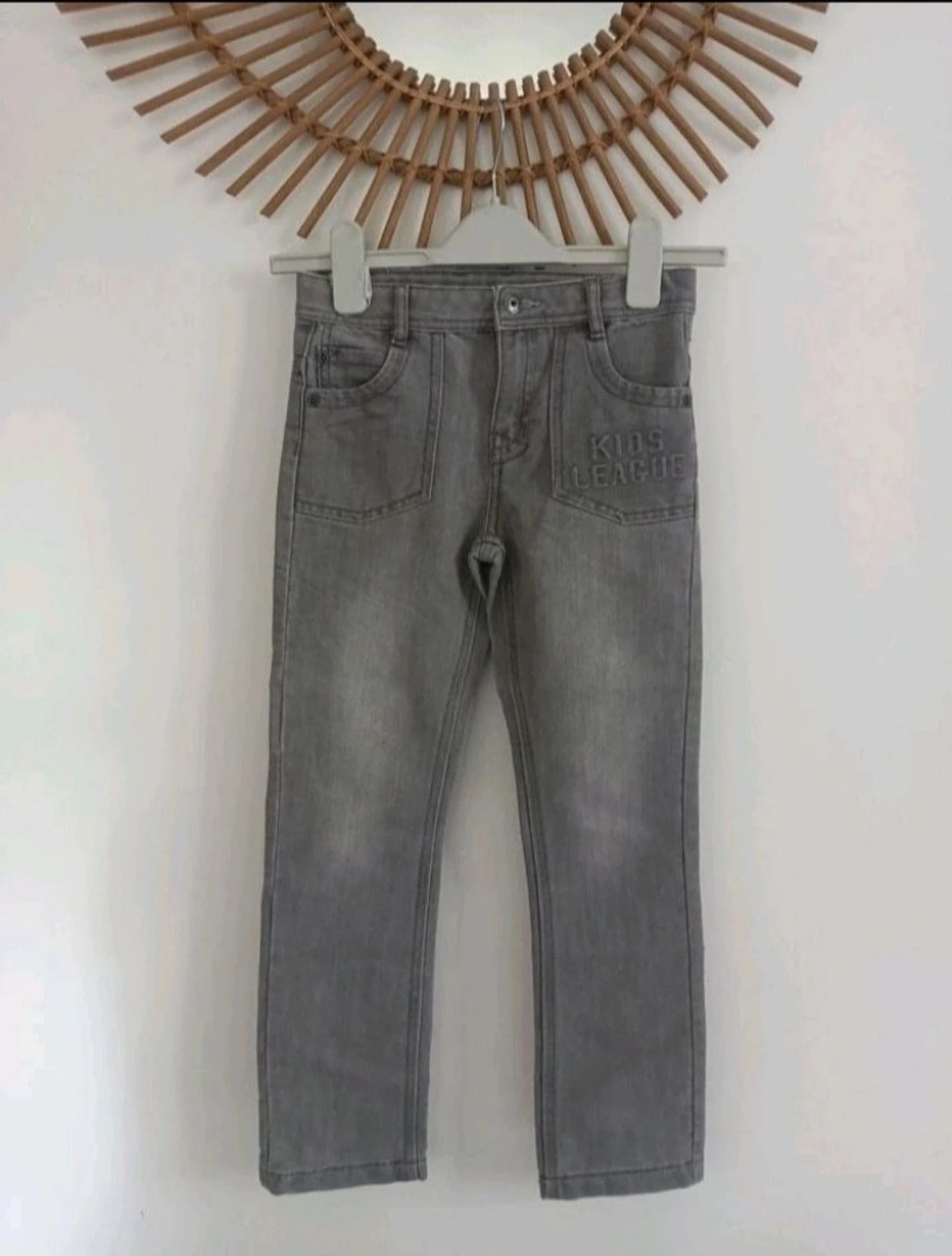 Jeans gris vertbaudet 9ans